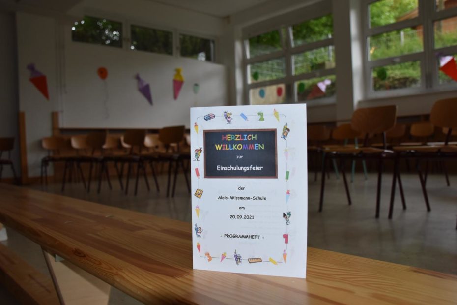 Einschulungsfeier der Alois-Wißmann-Schule 2021
