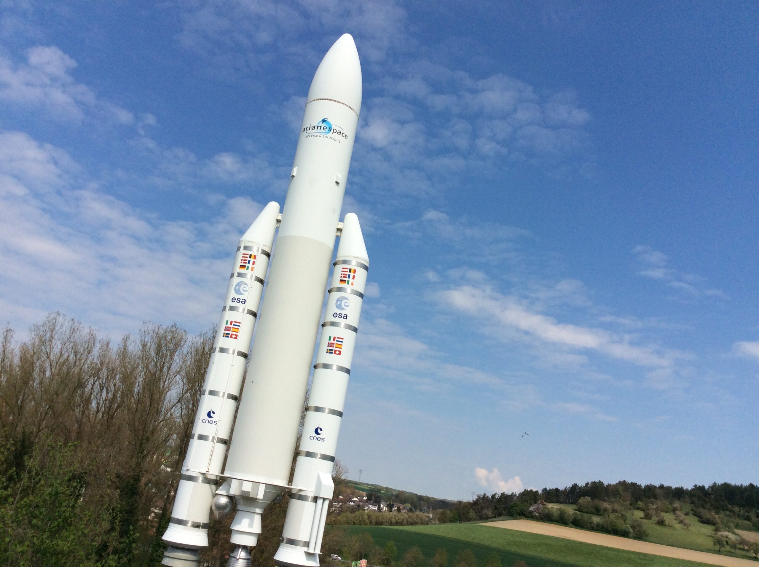 Raketenmodell in Hardheim